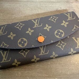Monogram Flap Wallet